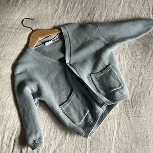 Zara kids sky blue cardigan 18-24 months
